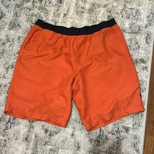 Prana orange shorts